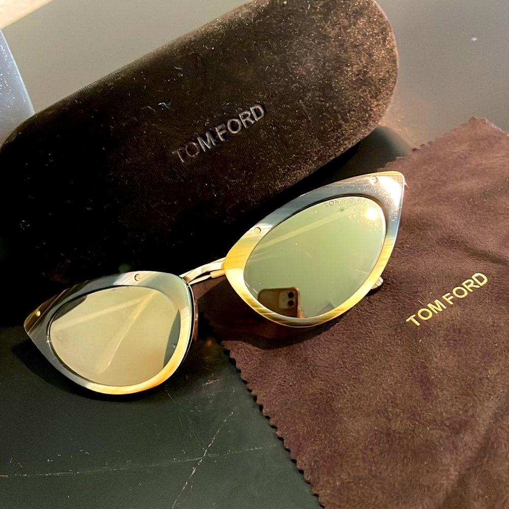 Tom Ford Sunglasses Women Camo Cat-eye